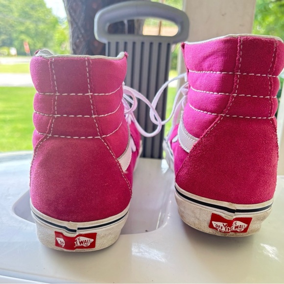VANS Filmore HI Women's Fuschia Pink High Top Skate Sneakers - Picture 3 of 7